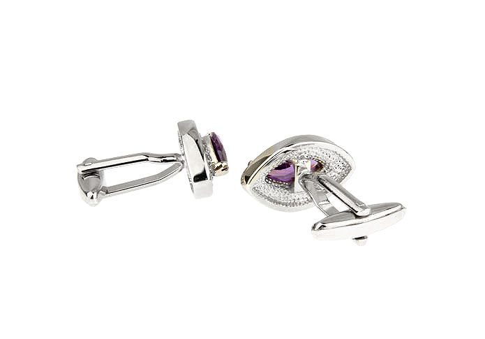  Purple Romantic Cufflinks Crystal Cufflinks Wholesale & Customized  CL655604