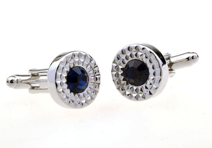  Blue Elegant Cufflinks Crystal Cufflinks Wholesale & Customized  CL656028