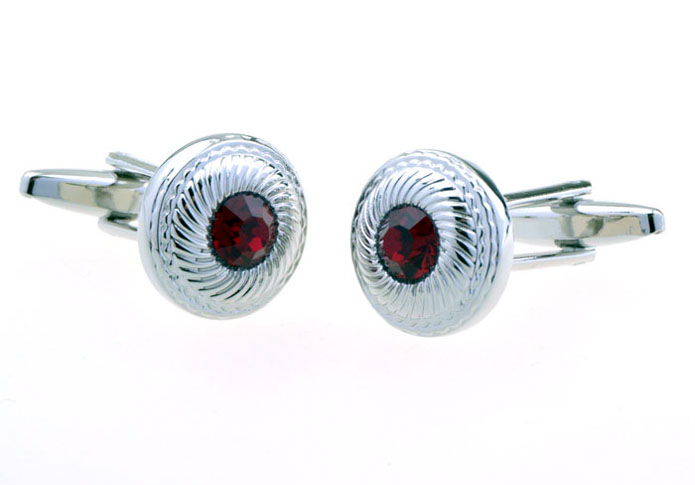  Red Festive Cufflinks Crystal Cufflinks Wholesale & Customized  CL656164