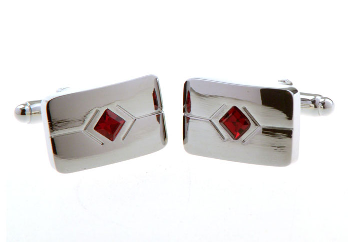  Red Festive Cufflinks Crystal Cufflinks Wholesale & Customized  CL656331