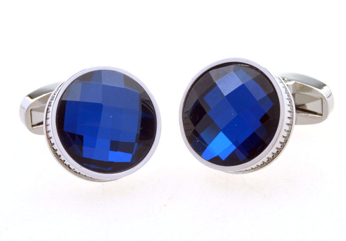  Blue Elegant Cufflinks Crystal Cufflinks Wholesale & Customized  CL656525