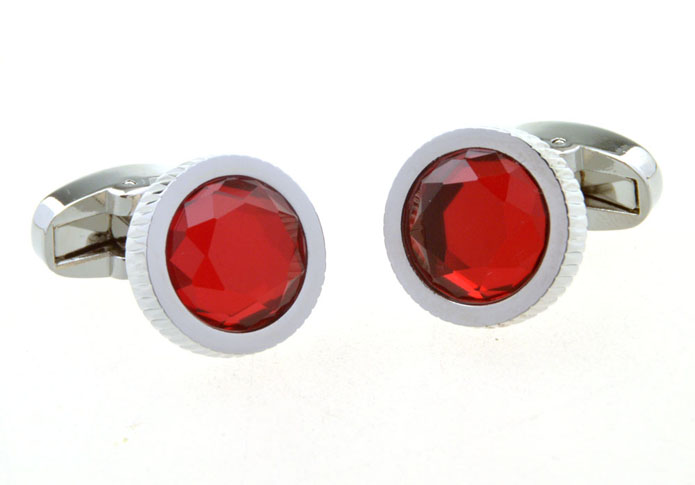  Red Festive Cufflinks Crystal Cufflinks Wholesale & Customized  CL656527