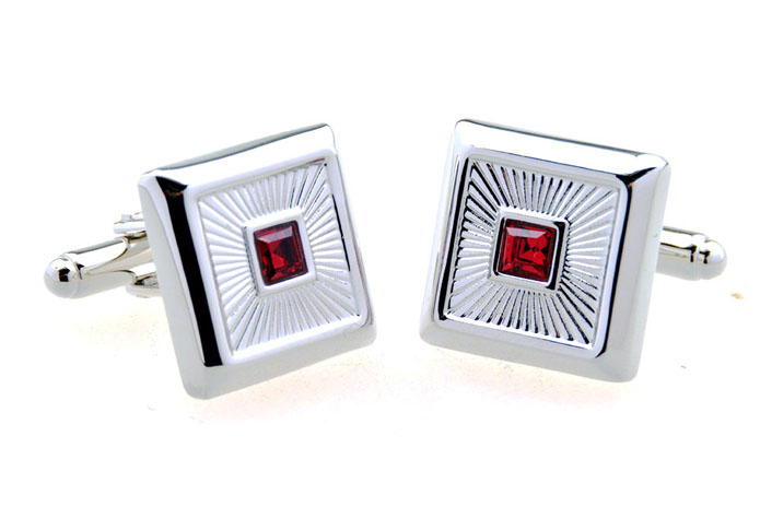  Red Festive Cufflinks Crystal Cufflinks Wholesale & Customized  CL656540