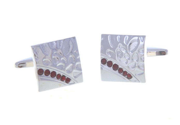  Red Festive Cufflinks Crystal Cufflinks Wholesale & Customized  CL656800