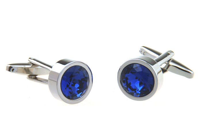  Blue Elegant Cufflinks Crystal Cufflinks Wholesale & Customized  CL656834