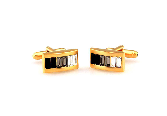  Gold Luxury Cufflinks Crystal Cufflinks Wholesale & Customized  CL663976