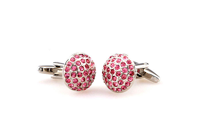  Pink Charm Cufflinks Crystal Cufflinks Wholesale & Customized  CL663995