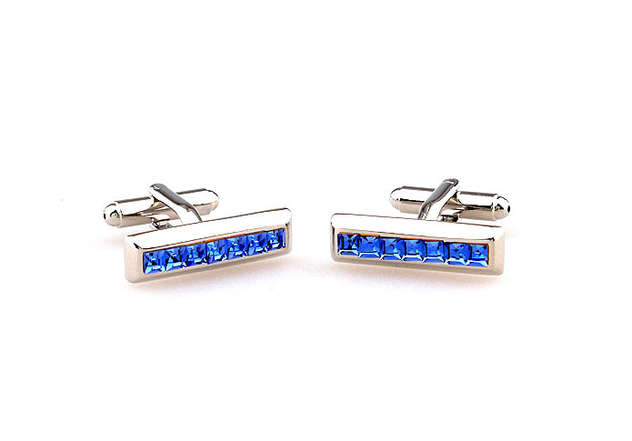  Blue Elegant Cufflinks Crystal Cufflinks Wholesale & Customized  CL664031