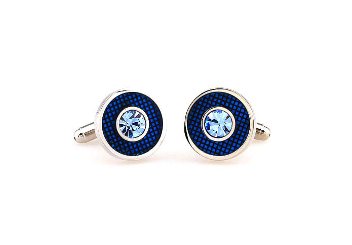  Blue Elegant Cufflinks Crystal Cufflinks Wholesale & Customized  CL664042