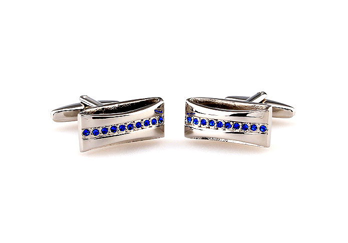  Blue Elegant Cufflinks Crystal Cufflinks Wholesale & Customized  CL664060