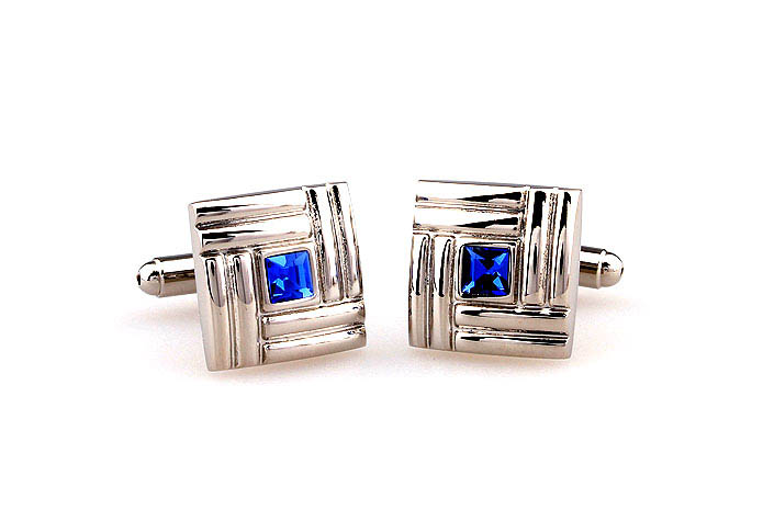  Blue Elegant Cufflinks Crystal Cufflinks Wholesale & Customized  CL664064