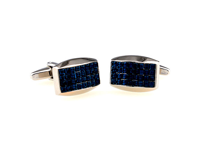  Blue Elegant Cufflinks Crystal Cufflinks Wholesale & Customized  CL664093