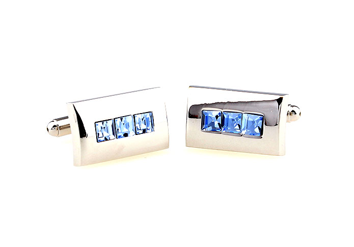  Blue Elegant Cufflinks Crystal Cufflinks Wholesale & Customized  CL664126