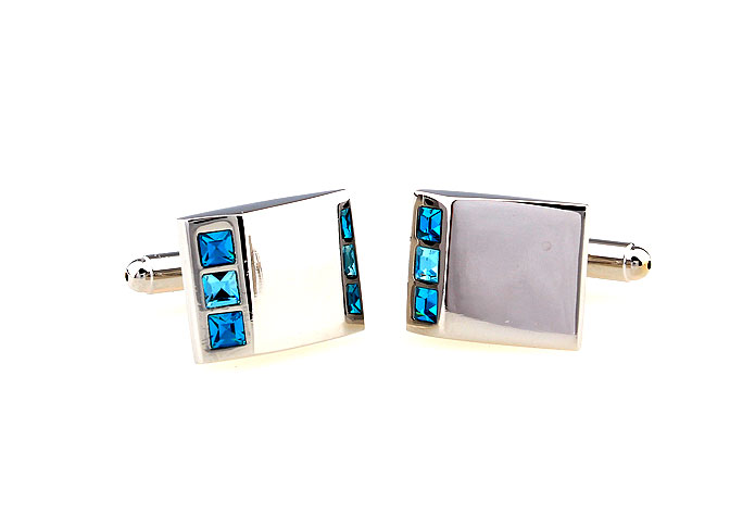  Blue Elegant Cufflinks Crystal Cufflinks Wholesale & Customized  CL664135