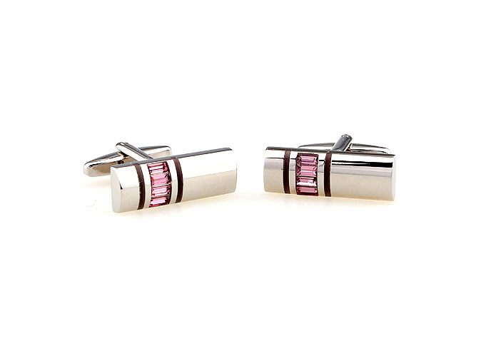  Pink Charm Cufflinks Crystal Cufflinks Wholesale & Customized  CL664195