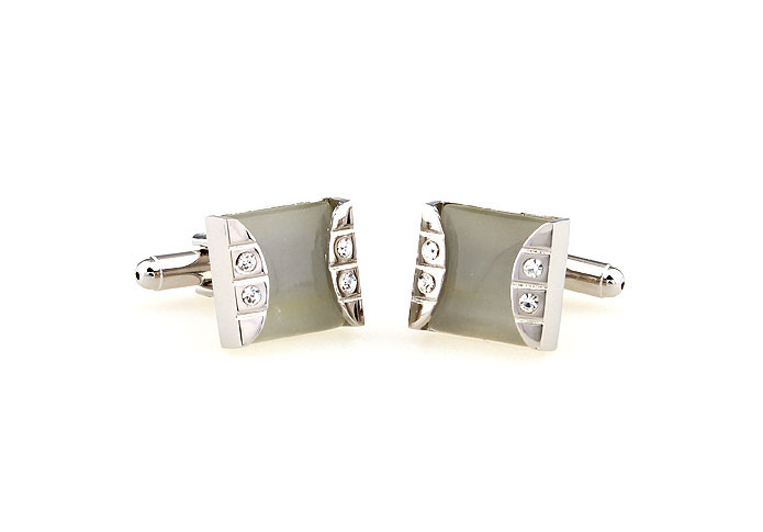  White Purity Cufflinks Crystal Cufflinks Wholesale & Customized  CL664213