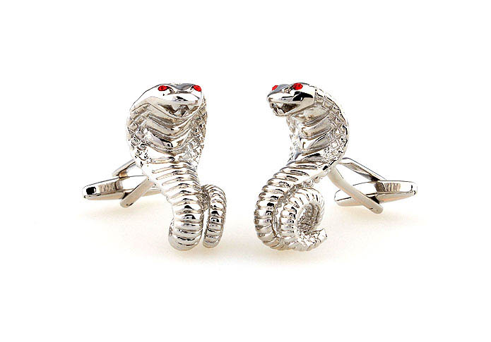 Cobra Cufflinks  Red Festive Cufflinks Crystal Cufflinks Animal Wholesale & Customized  CL664243