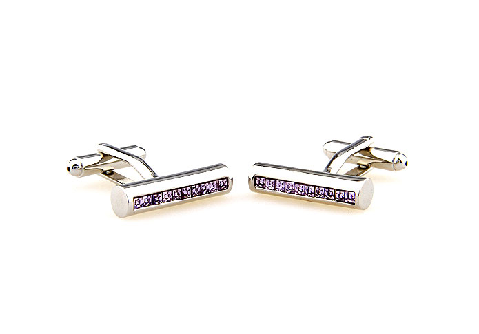  Purple Romantic Cufflinks Crystal Cufflinks Wholesale & Customized  CL664290