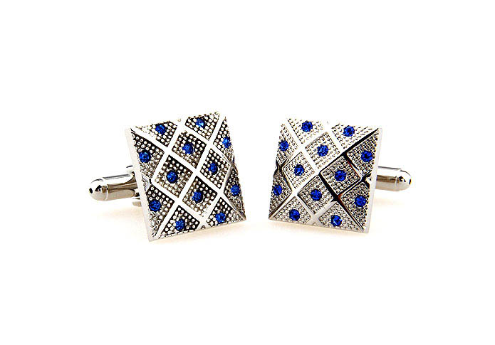  Blue Elegant Cufflinks Crystal Cufflinks Wholesale & Customized  CL664304