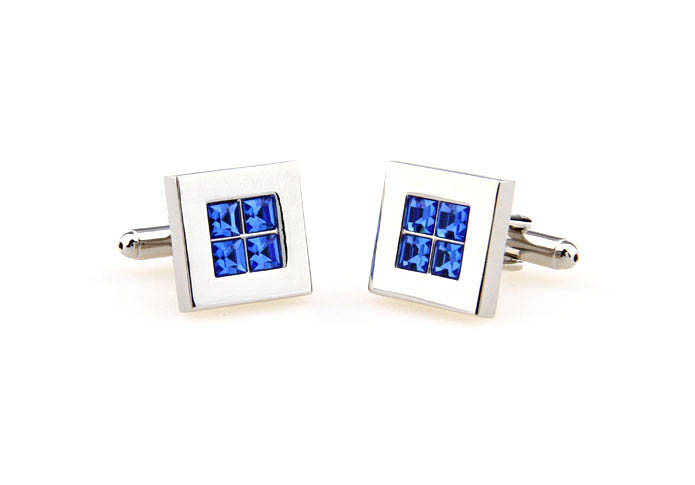  Blue Elegant Cufflinks Crystal Cufflinks Wholesale & Customized  CL664322