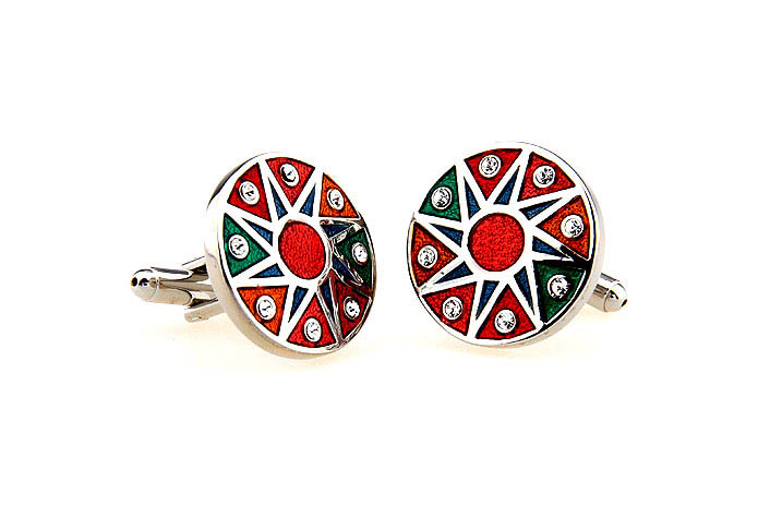  White Purity Cufflinks Crystal Cufflinks Funny Wholesale & Customized  CL664324