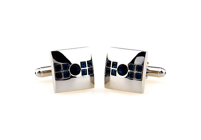  Blue Elegant Cufflinks Crystal Cufflinks Wholesale & Customized  CL664368