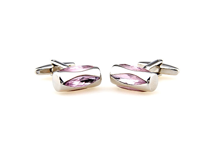  Pink Charm Cufflinks Crystal Cufflinks Wholesale & Customized  CL664387