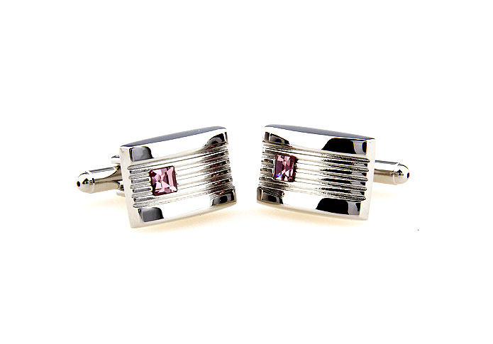 Pink Charm Cufflinks Crystal Cufflinks Wholesale & Customized  CL664400