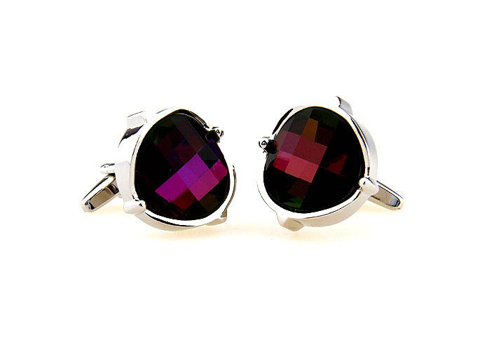  Purple Romantic Cufflinks Crystal Cufflinks Wholesale & Customized  CL664424