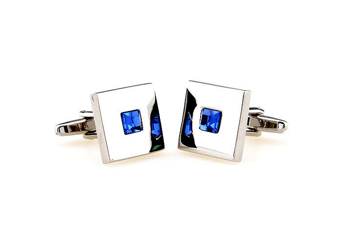  Blue Elegant Cufflinks Crystal Cufflinks Wholesale & Customized  CL664459