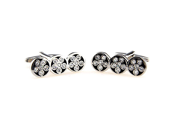 String shaped Cufflinks  White Purity Cufflinks Crystal Cufflinks Funny Wholesale & Customized  CL664478