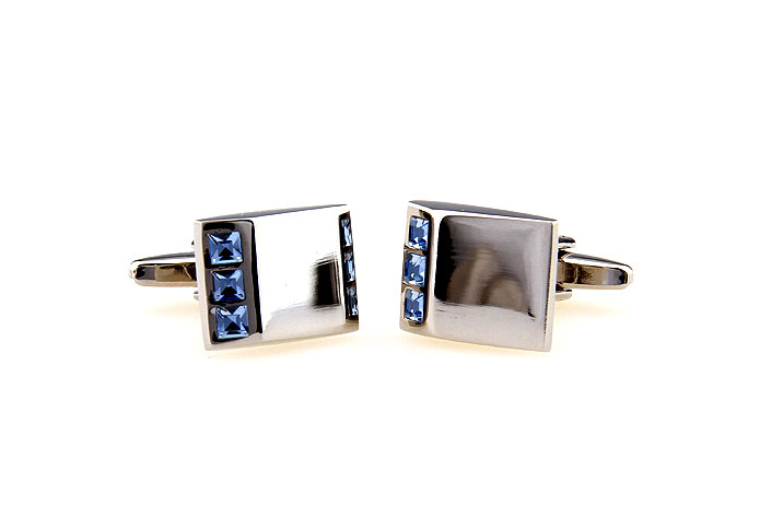  Blue Elegant Cufflinks Crystal Cufflinks Wholesale & Customized  CL664479