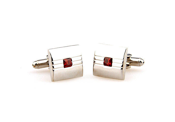  Red Festive Cufflinks Crystal Cufflinks Wholesale & Customized  CL664484