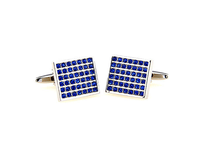  Blue Elegant Cufflinks Crystal Cufflinks Wholesale & Customized  CL664496