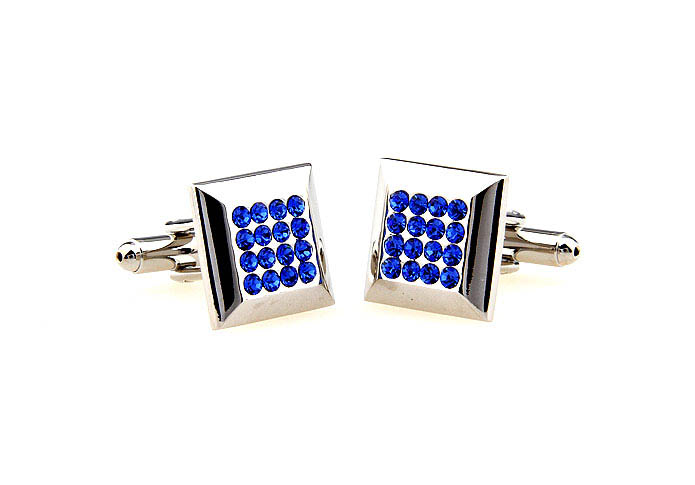  Blue Elegant Cufflinks Crystal Cufflinks Wholesale & Customized  CL664516