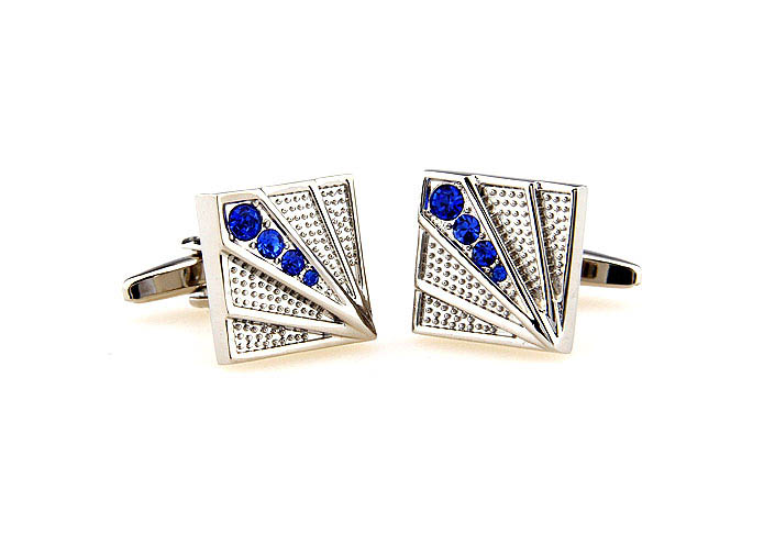 Blue Elegant Cufflinks Crystal Cufflinks Wholesale & Customized  CL664572