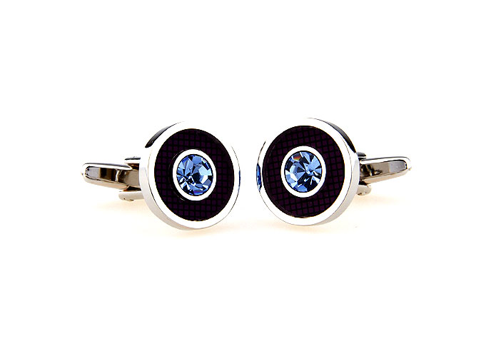  Blue Elegant Cufflinks Crystal Cufflinks Wholesale & Customized  CL664595