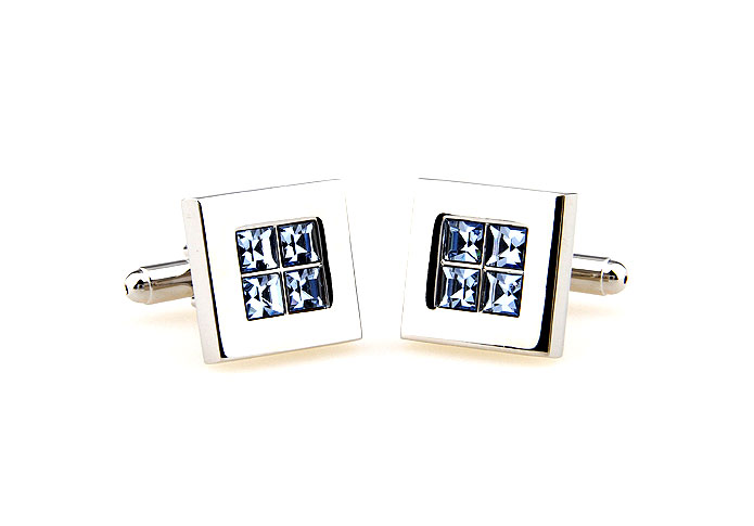  Blue Elegant Cufflinks Crystal Cufflinks Wholesale & Customized  CL664612