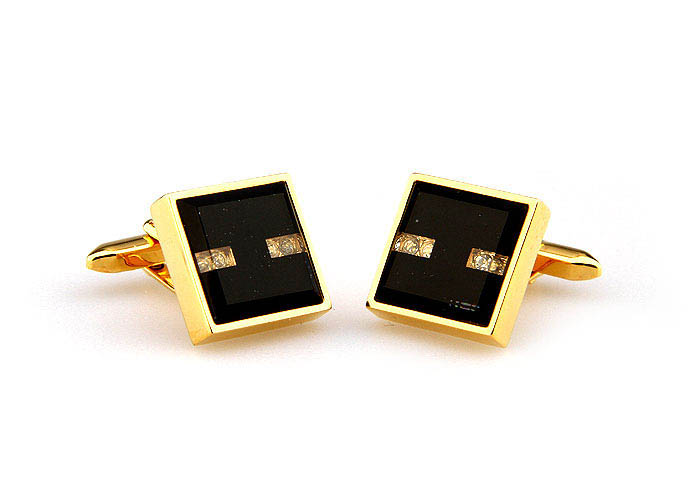  Gold Luxury Cufflinks Crystal Cufflinks Wholesale & Customized  CL664805