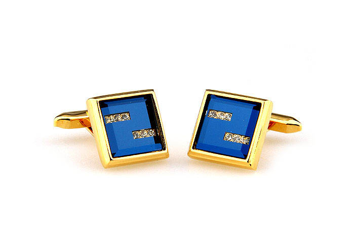  Gold Luxury Cufflinks Crystal Cufflinks Wholesale & Customized  CL664846