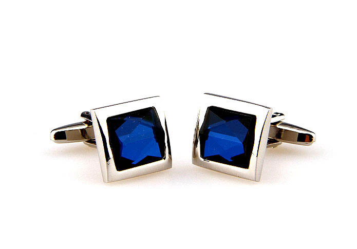  Blue Elegant Cufflinks Crystal Cufflinks Wholesale & Customized  CL664879