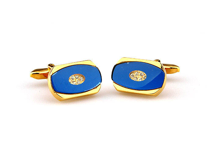  Gold Luxury Cufflinks Crystal Cufflinks Wholesale & Customized  CL665010