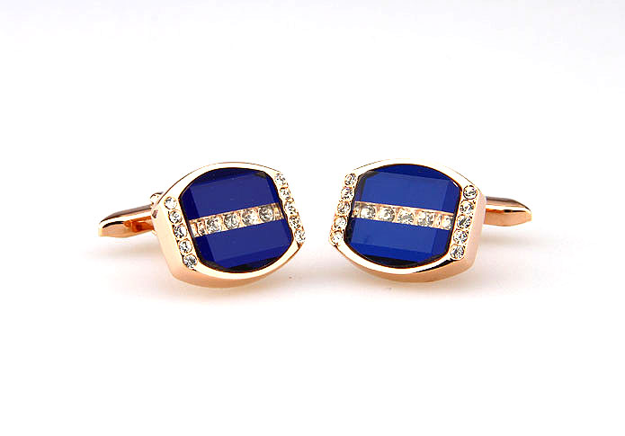 Gold Luxury Cufflinks Crystal Cufflinks Wholesale & Customized  CL665072