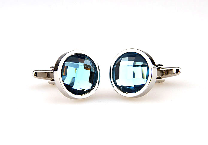  Blue Elegant Cufflinks Crystal Cufflinks Wholesale & Customized  CL665175
