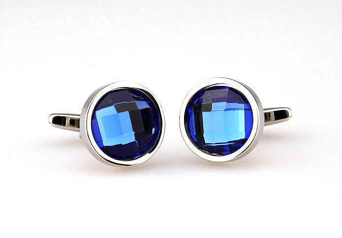  Blue Elegant Cufflinks Crystal Cufflinks Wholesale & Customized  CL665177