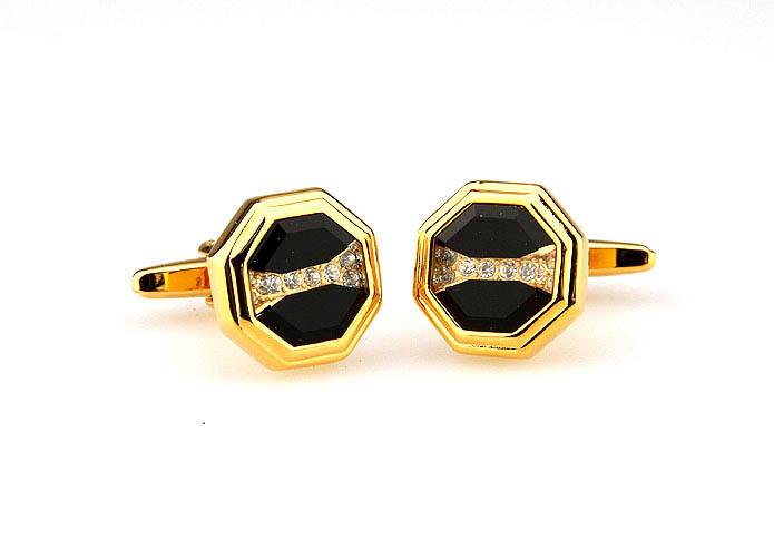  Gold Luxury Cufflinks Crystal Cufflinks Wholesale & Customized  CL665265