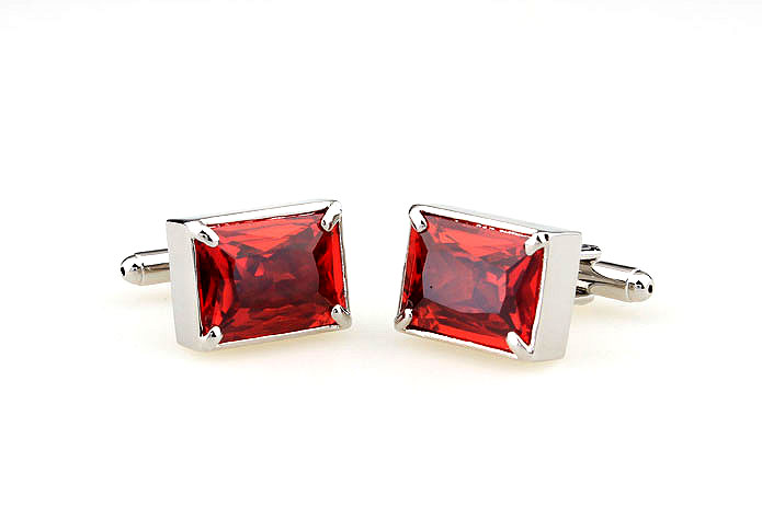  Red Festive Cufflinks Crystal Cufflinks Wholesale & Customized  CL665336