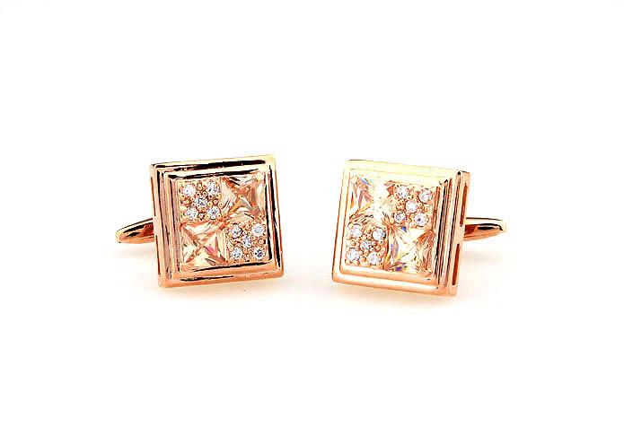  Gold Luxury Cufflinks Crystal Cufflinks Wholesale & Customized  CL665432