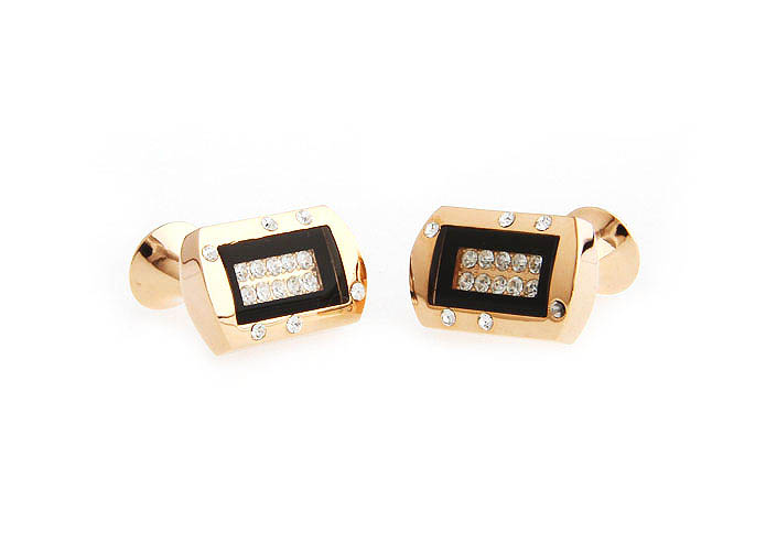  Gold Luxury Cufflinks Crystal Cufflinks Wholesale & Customized  CL665599