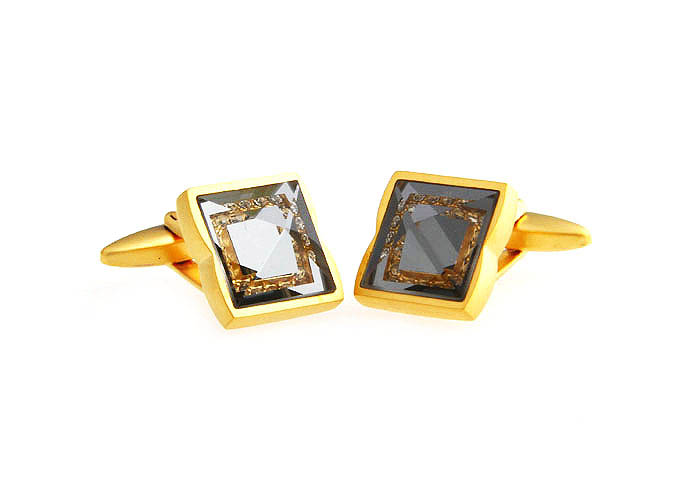  Gold Luxury Cufflinks Crystal Cufflinks Wholesale & Customized  CL665707